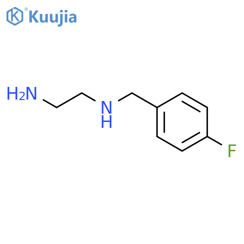 N-(4-Fluorobenzyl)ethane-1,2-diamine structure