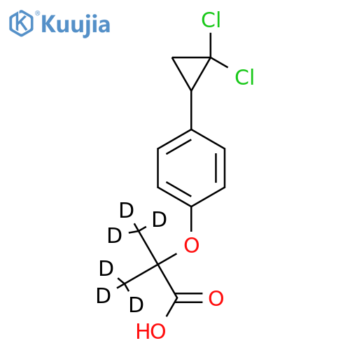 Ciprofibrate-d6 structure