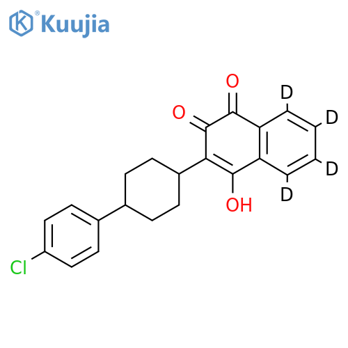 Atovaquone D4 structure