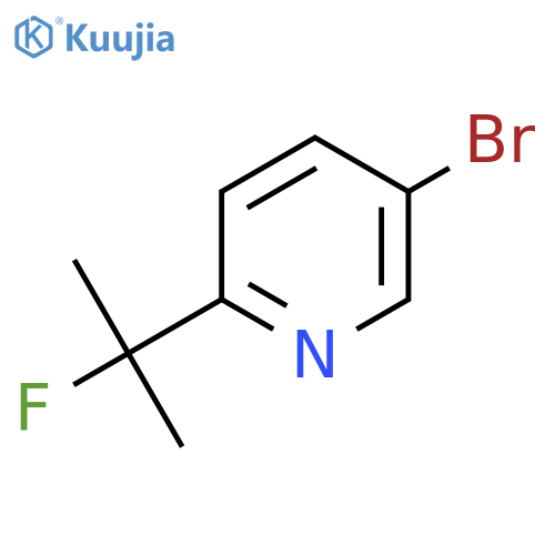 5-bromo-2-(2-fluoropropan-2-yl)pyridine structure