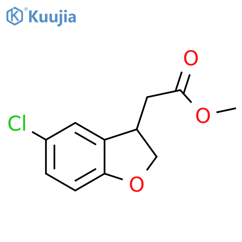Methyl5-Chloro-2,3-dihydrobenzofuran-3-acetate structure