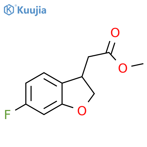 Methyl6-Fluoro-2,3-dihydrobenzofuran-3-acetate structure