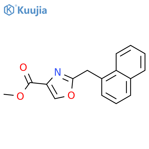 Methyl2-(1-Naphthylmethyl)oxazole-4-carboxylate structure