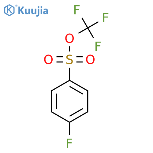 Trifluoromethyl 4-fluorobenzenesulfonate structure