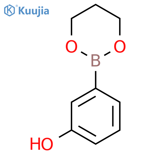 3-(1,3,2-Dioxaborinan-2-yl)phenol structure
