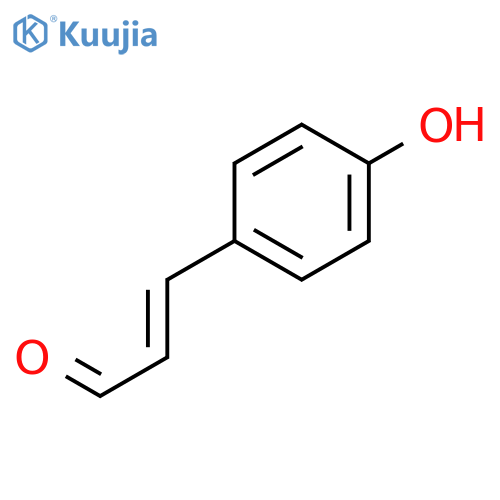 (E)-3-(4-Hydroxyphenyl)acrylaldehyde structure
