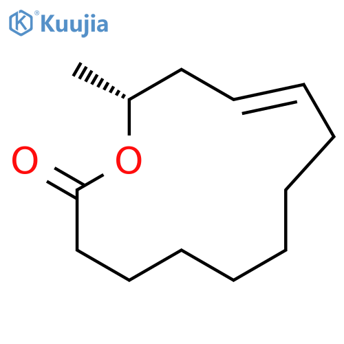 OXACYCLOTRIDEC-10-EN-2-ONE, 13-METHYL-, (10E,13R)- structure
