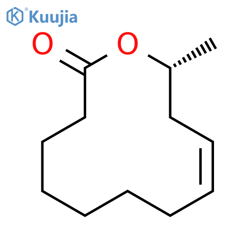 Oxacyclododec-9-en-2-one, 12-methyl-, (9Z,12R)- structure