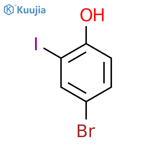 4-Bromo-2-iodophenol structure