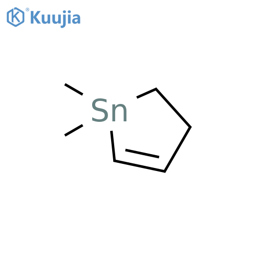 Stannole, 2,3-dihydro-1,1-dimethyl- structure