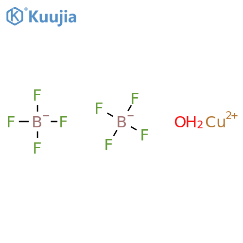 Copper(II) tetrafluoroborate hydrate structure