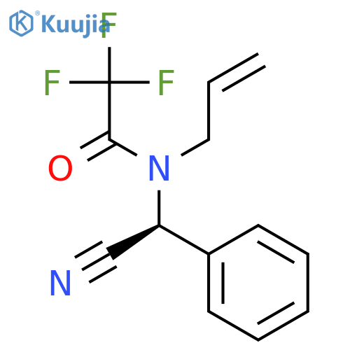 Acetamide, N-[(S)-cyanophenylmethyl]-2,2,2-trifluoro-N-2-propenyl- structure