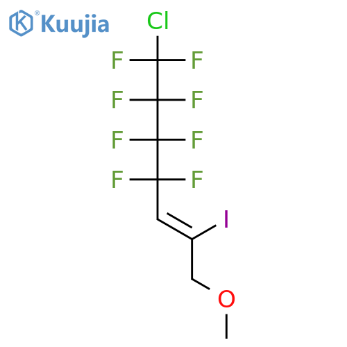 2-Heptene, 7-chloro-4,4,5,5,6,6,7,7-octafluoro-2-iodo-1-methoxy-, (2Z)- structure