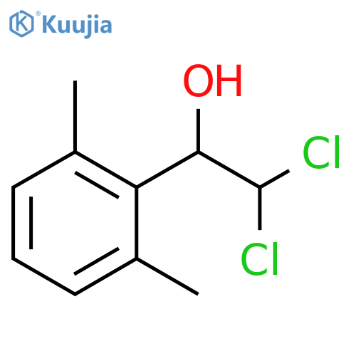 2,2-dichloro-1-(2,6-dimethylphenyl)ethanol structure