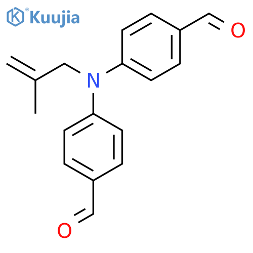 Benzaldehyde, 4,4'-[(2-methyl-2-propenyl)imino]bis- structure