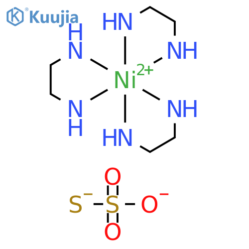 2-azanidylethylazanide;nickel(2+);sulfurothioic O-acid structure