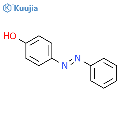 4-(2-phenyldiazen-1-yl)phenol structure