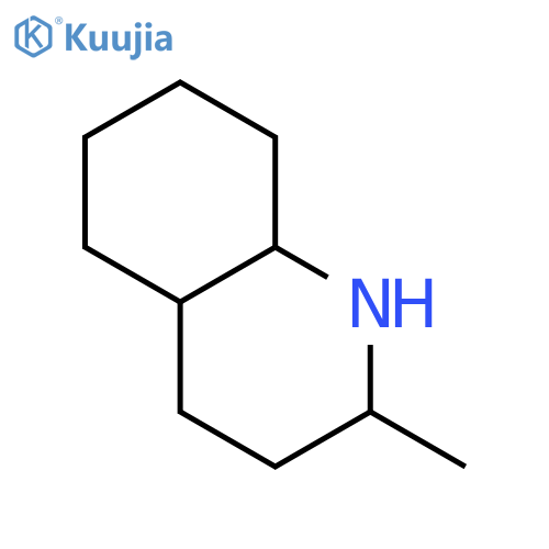 Decahydroquinoline, 2-methyl structure