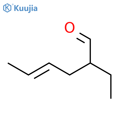 4-Hexenal, 2-ethyl- structure