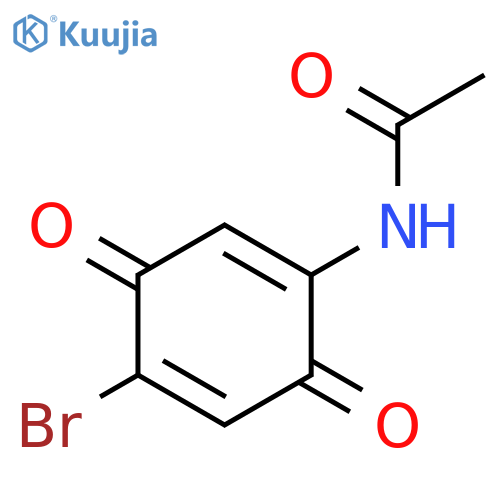 Acetamide, N-(4-bromo-3,6-dioxo-1,4-cyclohexadien-1-yl)- structure