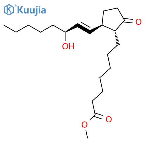 Prost-13-en-1-oic acid, 15-hydroxy-9-oxo-, methyl ester, (13E,15S)- structure