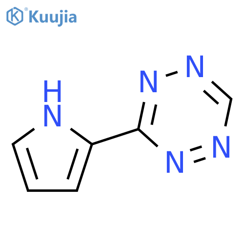 1,2,4,5-Tetrazine, 3-(1H-pyrrol-2-yl)- structure