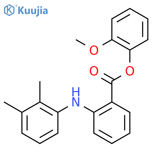 2-methoxyphenyl 2-[(2,3-dimethylphenyl)amino]benzoate structure