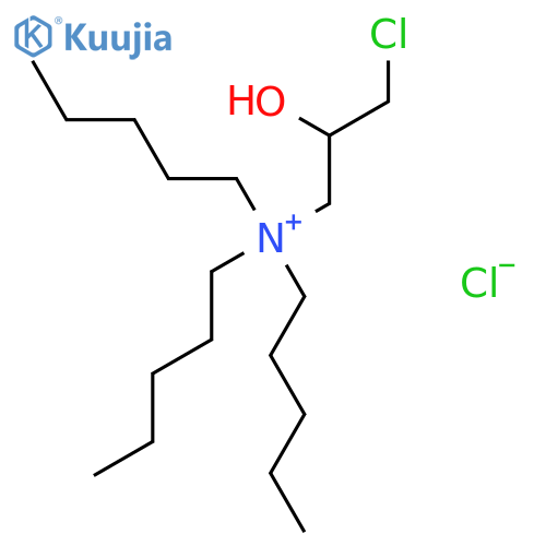 1-PENTANAMINIUM, N-(3-CHLORO-2-HYDROXYPROPYL)-N,N-DIPENTYL-, CHLORIDE structure