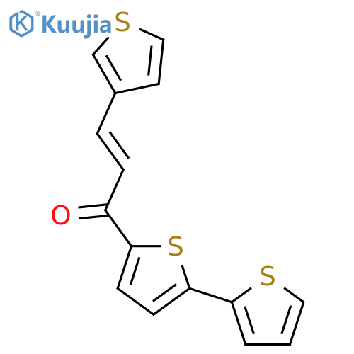 2-Propen-1-one, 1-[2,2'-bithiophen]-5-yl-3-(3-thienyl)- structure