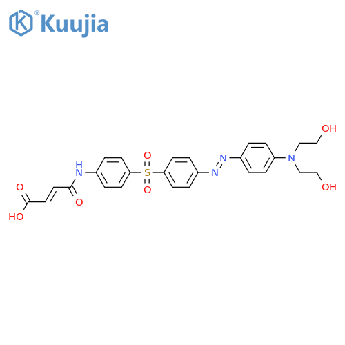 2-Butenoic acid, 4-[[4-[[4-[2-[4-[bis(2-hydroxyethyl)amino]phenyl]diazenyl]phenyl]sulfonyl]phenyl]amino]-4-oxo- structure