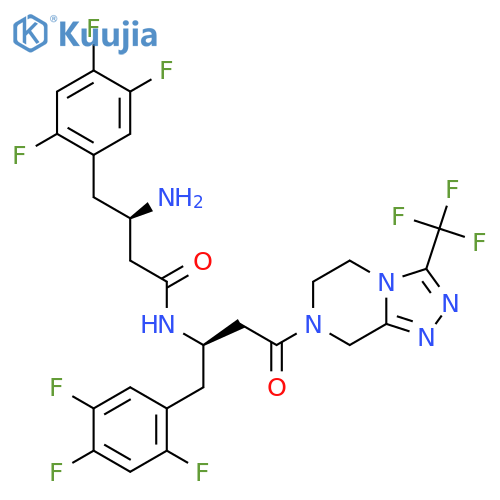3-Amino-4-(2,4,5-trifluorophenyl)butanyl Sitagliptin structure