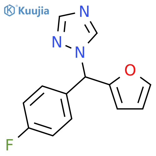 1H-1,2,4-Triazole, 1-[(4-fluorophenyl)-2-furanylmethyl]- structure