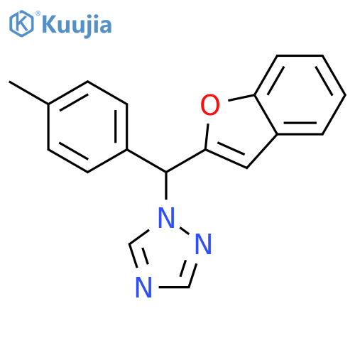 1H-1,2,4-Triazole, 1-[2-benzofuranyl(4-methylphenyl)methyl]- structure