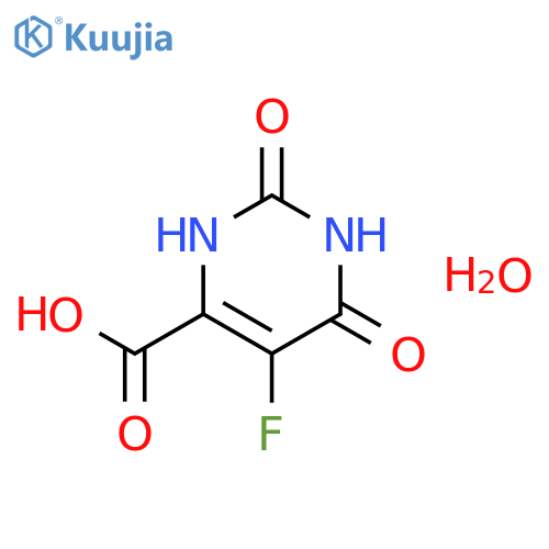 5-Fluoroorotic Acid Hydrate structure
