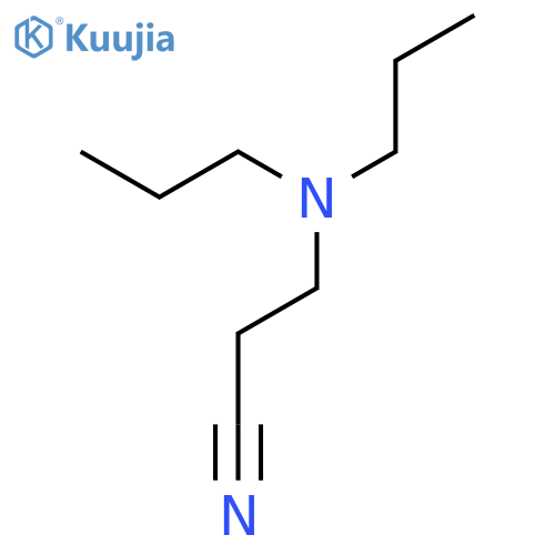 3-(dipropylamino)propanenitrile structure