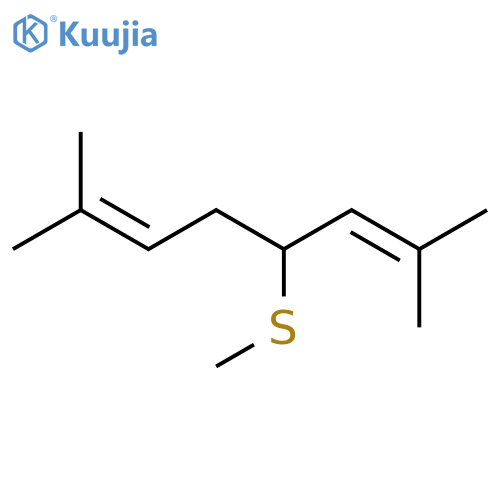 2,7-Dimethyl-4-methylsulfanyl-octa-2,6-diene structure