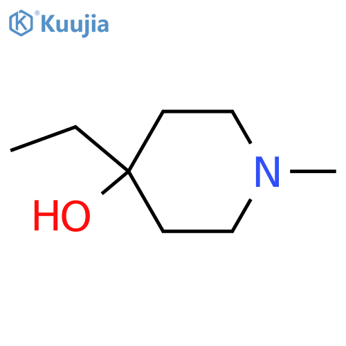 4-Ethyl-1-methyl-4-piperidinol structure
