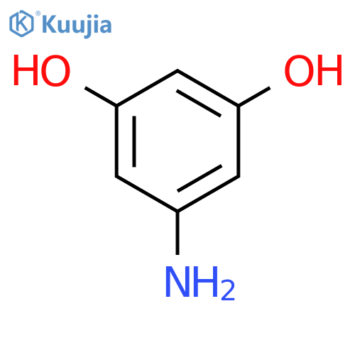 5-aminobenzene-1,3-diol structure
