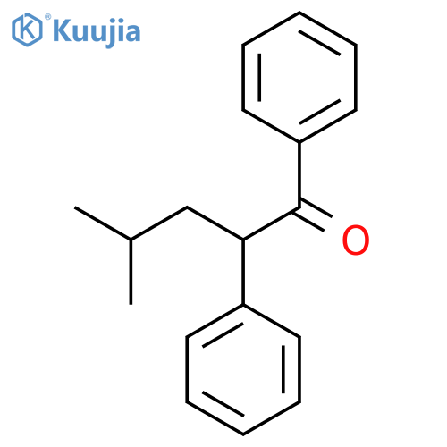 1-Pentanone, 4-methyl-1,2-diphenyl- structure