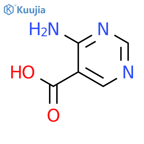 4-Aminopyrimidine-5-carboxylic acid structure
