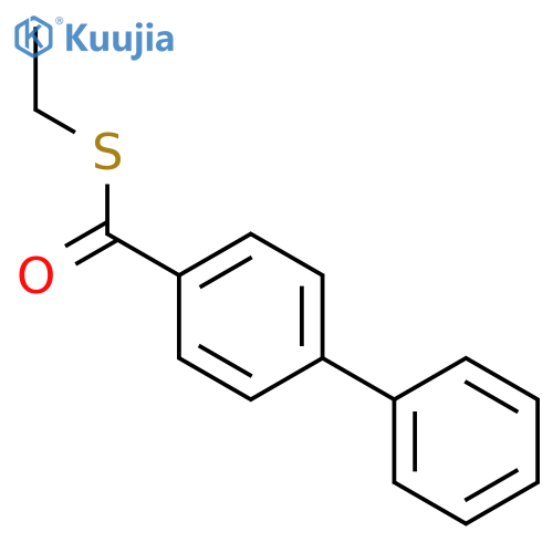 [1,1-Biphenyl]-4-carbothioic acid, S-ethyl ester structure
