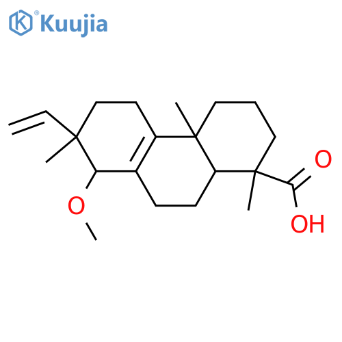 14-Hydroxy-8,15-isopimaradien-18-oic acid; 14β-form, 14-Me ether structure
