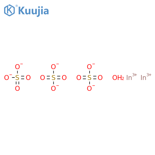Sulfuric acid,indium(3+) salt (3:2), hydrate (9CI) structure