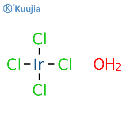 Iridium, tetrachloro-,hydrate (9CI) structure