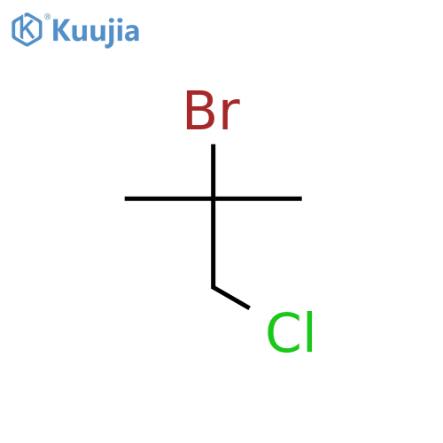 2-Bromo-1-chloro-2-methylpropane structure
