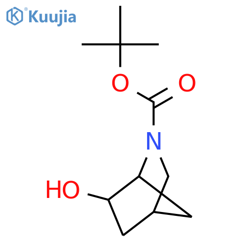 Tert-butyl 6-hydroxy-2-azabicyclo[2.2.1]heptane-2-carboxylate structure