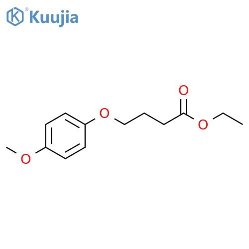 Butanoic acid, 4-(4-methoxyphenoxy)-, ethyl ester structure