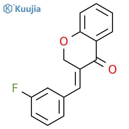 3-(E)-(3-Fluorophenyl)methylidene-2,3-dihydro-4H-chromen-4-one structure
