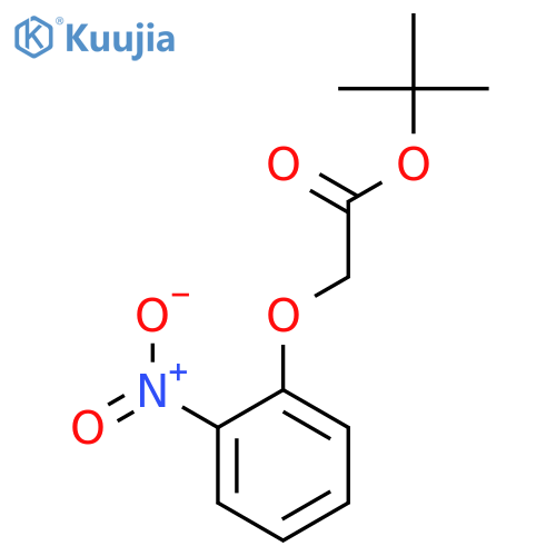 Acetic acid, (2-nitrophenoxy)-, 1,1-dimethylethyl ester structure