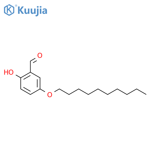 Benzaldehyde, 5-(decyloxy)-2-hydroxy- structure